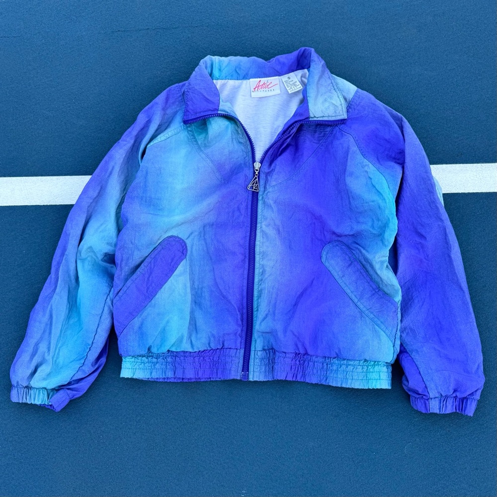 Vintage 1980s Active Attitudes Windbreaker Womens Size Small